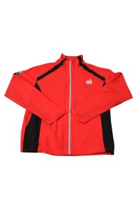 WTV176 online ordering men's sports suit design contrast magic sleeve sports suit sports suit center detail view-10
